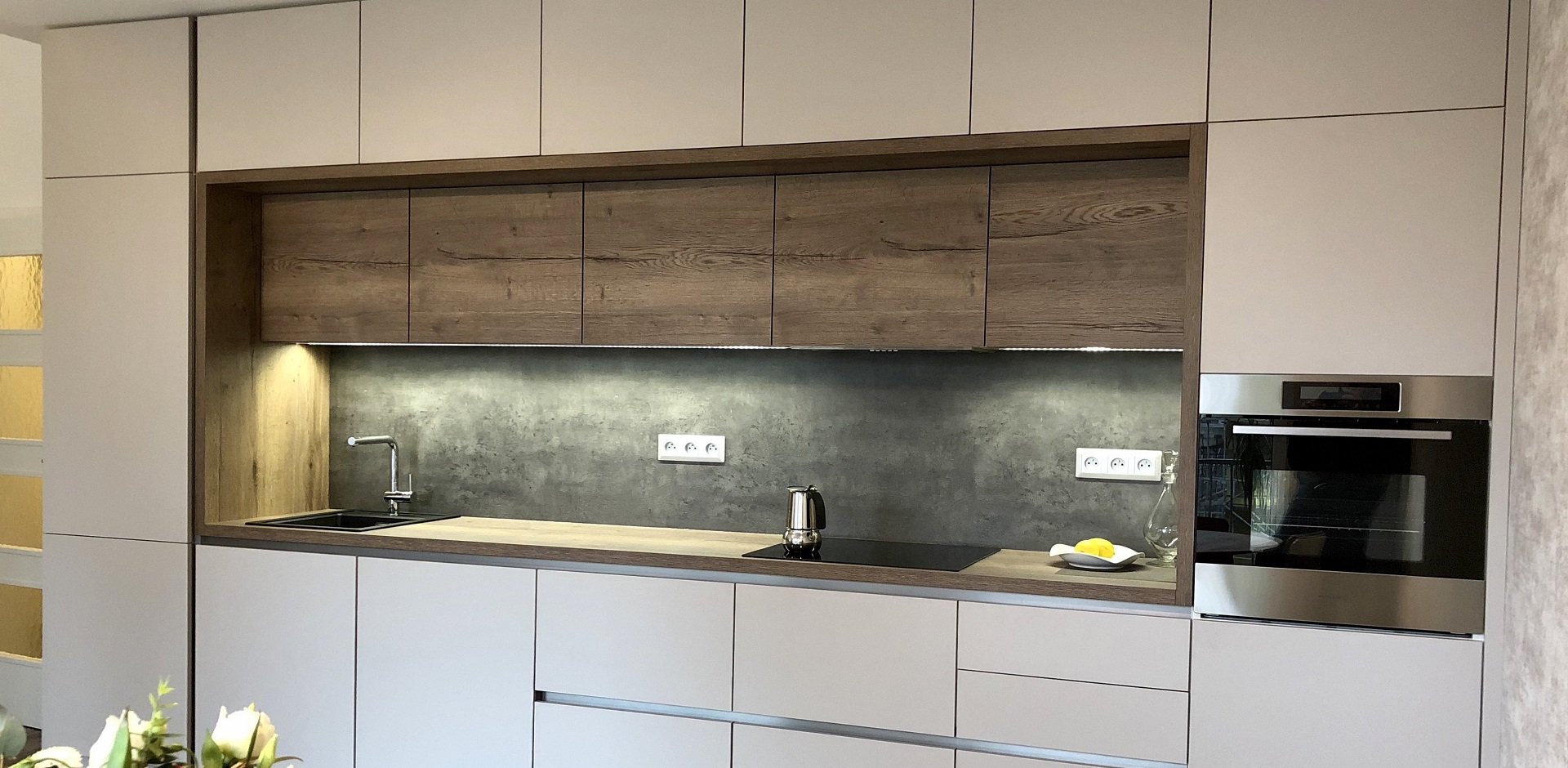 Kuchyně kašmírově šedá - 1