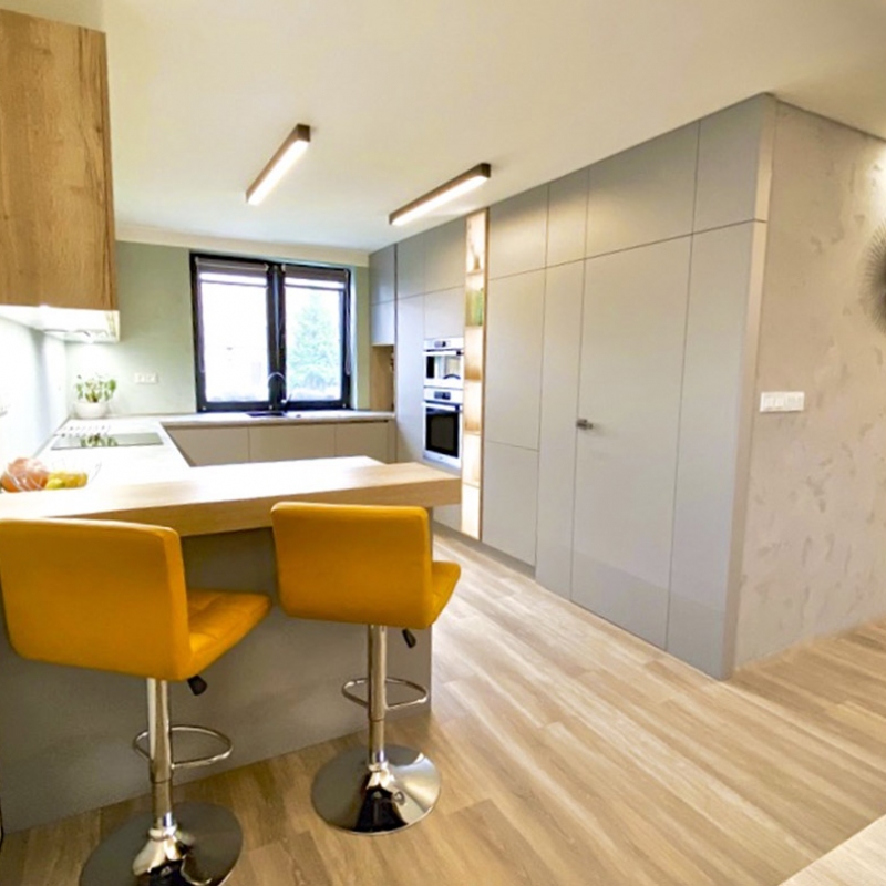 kuchyně s barovým pultem