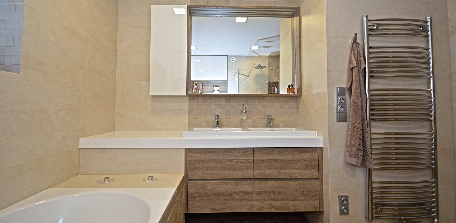 Koupelna s atypickým košem - 1