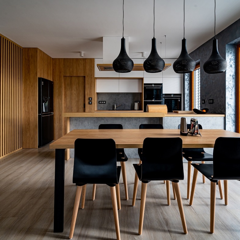 kuchyně s jídelnou