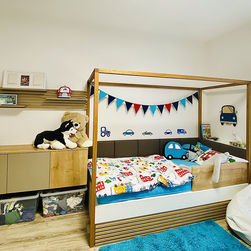 Dětský pokoj s výsuvným lůžkem